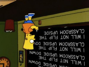 Simpsons-upside-down
