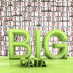 Big data - 3d rendered illustration