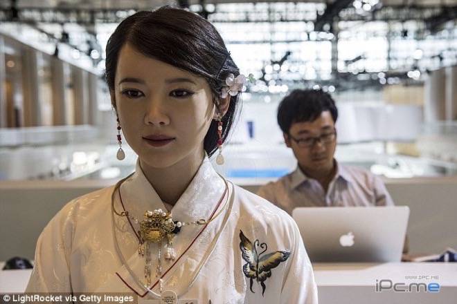 humanoid-robot, example for sex robots, LightRocket via Getty Images