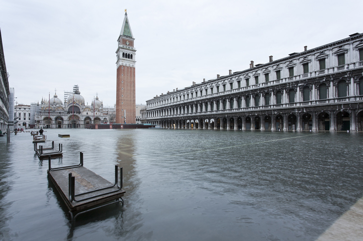 This photo shows the flooding of Venice. This is a major event that raises awareness. Combined with other major events, it triggers big statements from companies to increase their positive impact.