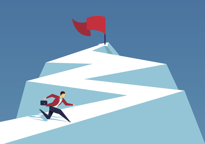 Beware of the present if you want to embrace agility. So, don't over-focus on your goals but give space to stop and address the present.